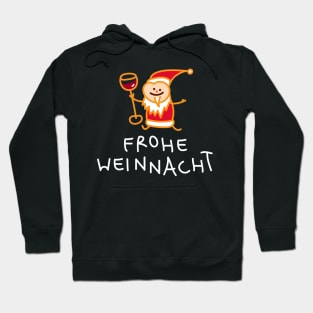 Santa Claus with wine (b) Hoodie